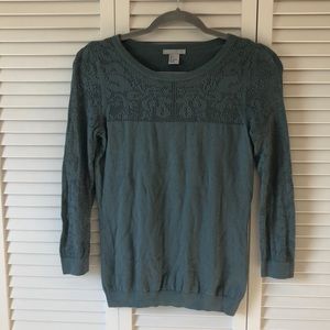 Gray green H&M lightweight sweater